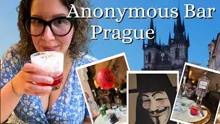 Inside Anonymous Bar Prague – Hidden Cocktails, Secret Masks & Spy Vibes 🍸🕵️