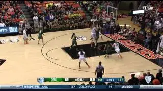 Ruth Hamblin highlights vs. Oregon, 1/9/15
