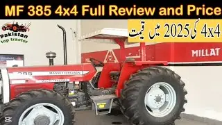 MF 385 4x4 Full Review and Price in Pakistan 2025 #pakistantoptractor