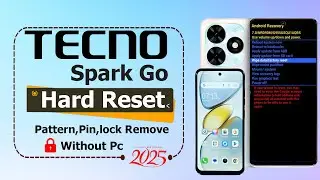 How to Hard Reset Tecno Spark Go 2025 through Recovery Mode - Wipe Data ✅ without pc 2025
