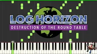 Wonderful Wonder World - Log Horizon Piano Tutorial (Advanced)