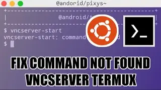 How to fix command not found when start vncserver on | Cara mengatasi command not found vncserver