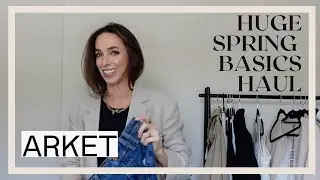 ARKET SPRING ESSENTIALS HAUL & DISCOUNT CODE | ZARA, RIVER ISLAND, CAPSULE WARDROBE BASICS HAUL