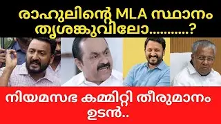 Is Rahul's MLA post for Trishanku?