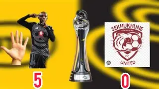 Orlando Pirates vs Sekhukhune United | Five Goals | Zakhele Lepasa | PSL | A Hand