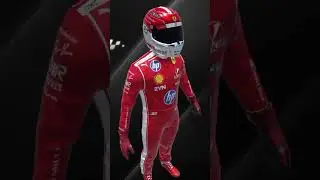 Monoposto 2025 (2026) Ferrari New Charles Leclerc & Lewis Hamilton Helmets + Suits V2 Updated