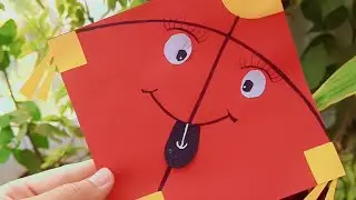 How to make kite||Kite making for school projects|sankranti decoration#sankranti #bornahan#diy#craft