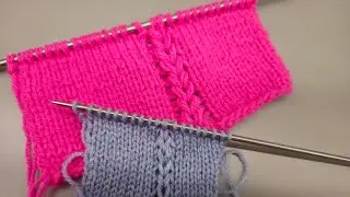 Volumetric decorative braid/ Knitting lessons