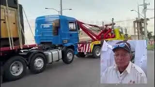 This is music truck that Selwyn Little was crushed by in San Fernando on Carnival Monday