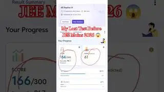 JEE Replica Test ✅ #iitbombay #exam #jeemains #jeebatch #jee2026 #mocktest  #iit #neet #jee2026 #pw