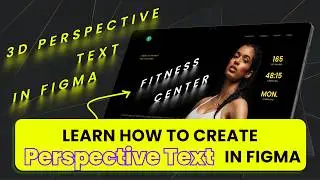 Figma Isometric Text Effect | Easy Isometric & Perspective Text
