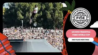 Brandon Loupos - 2nd Place Men Final UCI BMX Freestyle Park World Cup