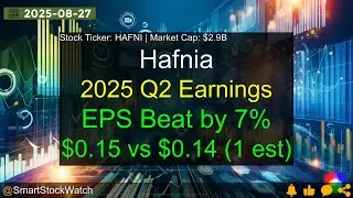 Hafnia (HAFNI|$2.9B) - 2025 Q2 Earnings Analysis