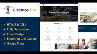 ElectricalPro - Responsive HTML5 Electrical Service Template | Themeforest Website Templates and