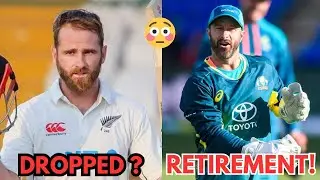 Kane Williamson DROPPED From NZ Team?😲 | Matthew Wade Announced RETIREMENT 😢 | Cricket News 2024