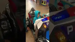 RIDING POLICE BIKE #shorts #cute #play #bike #toybike