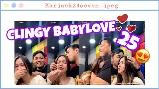 CLINGY NG BABYLOVE NI GK | KARJACK KISS & HUG