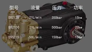 Botuo High Pressure Plunger Pump:DS series 12-70L/min /3.17-18.49gpm