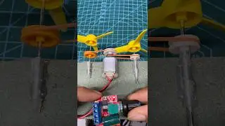 Dual belt drive system &bull; Dc motor | #dcmotor #diy #youtubeshorts #system