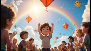 Magical Kite Adventure 🪁 | 3D Kids Animation
