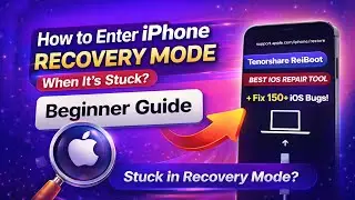 Как войти в режим восстановления iPhone, если он завис? Руководство для начинающих по Tenorshare ...