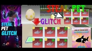 Steal a pet dabal pet🥳glitch New pet trick 🎉#video #freefire 