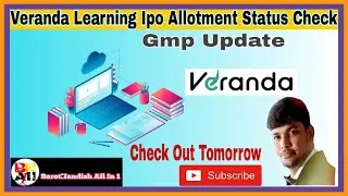 veranda ipo allotment status check l veranda ipo allotment l veranda ipo gmp l upcoming ipo 2022
