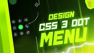 Learn How To Create Or Design A Animated 3 Dot Menu Using Only HTML,CSS And JAVASCRIPT