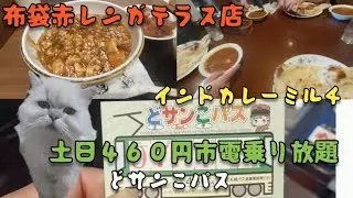布袋赤レンガテラス店～インドカレーミルチ『市電駅食の旅』西４丁目駅、西線六条駅