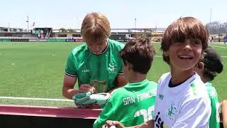 Amin Fazal, District 2 Representative, attends SF Glens SC doubleheader at Treasure Island