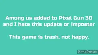 Among Us coming out already, Worst update ever in Pixel Gun 3D