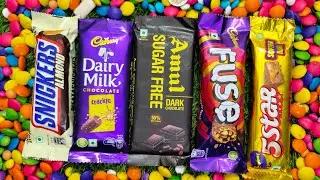 Satisfying and Relaxing ASMR Video Chocolate Opening | Dark Chocolate vs Snickers Fuse vs Dairy Milk