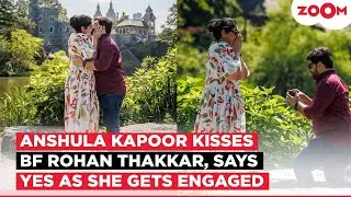 Anshula Kapoor gets ENGAGED to her longtime BF Rohan Thakkar; Siblings Arjun, Janhvi & Khushi REACT