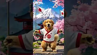 Pawdance Nihongo #japan #japanese #dancing #dog #dogshorts #howtodance
