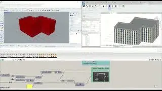 Revit - Grasshopper- Parametric Facade by Grid, Example of integrating BIM and Parametric Design.