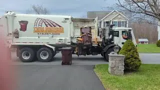 Here comes the recycling truck! #twinbridges #casella #recycling #garbageday