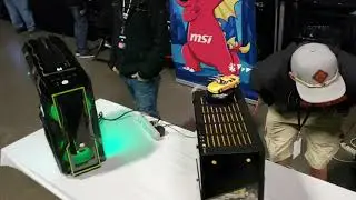 PDXLAN Fall 2019 Case Mod Contest and mini room overview.