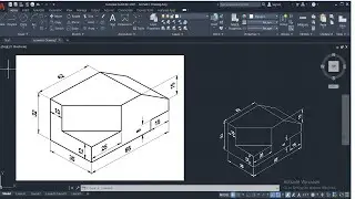 Isometric Drawing in Autocad  Ex-9 in Hindi /AutocadTutorial/2d Drawing/Autocad and Solidwork Design