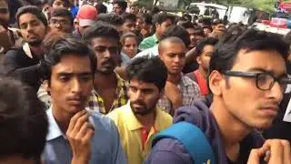 VTU students protest against&nbsp;critical year back examination system, delayed results