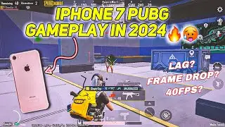 iPhone 7 PUBG Test in 2024|| Should You Buy or Not || 40fps Gameplay 🔥