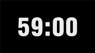 59 Minute Timer Countdown | 59:00