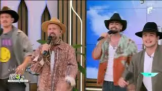 Moment amuzant la Super Neatza! Ristei, Bubu, Mane și Aris c&acirc;ntă piesa Sunt un cocalar