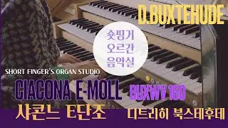 D.Buxtehude북스테후데 BuxWV 160  Ciacona e-moll 샤콘느 e단조/Obervellach