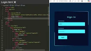 Create a LOGIN FORM in HTML & CSS in Just 10 Minutes