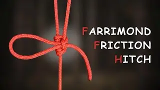 Farrimond Friction Hitch | Quick Adjustable Knot for Tents, Tarps & Clotheslines
