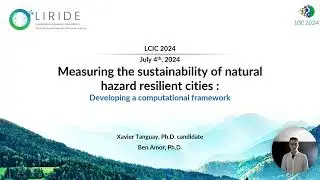 LCIC2024 Measuring the sustainability of natural hazard resilient cities