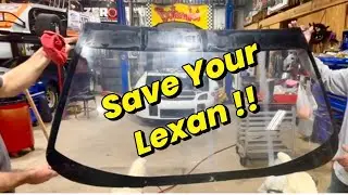#428 Lexan (Polycarbonate) Restoration In Your Racecar SAVE $$$$$