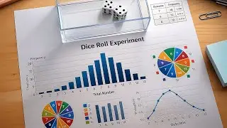 Dice Roll Experiment - Excel spreadsheet Simulation 
