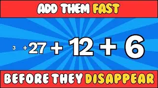 Only 1% Can Beat This Speed Math Quiz!
