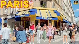 Paris, France 🇫🇷 - Paris Summer 2024 City Center, Paris Walk 4K